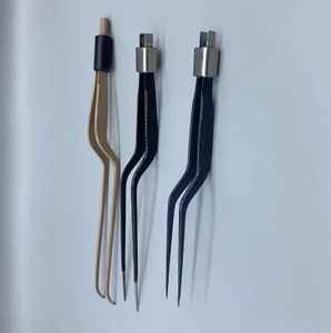 Pinzas bipolares rectas y de bayoneta reutilizables de la mejor calidad, fabricadas con acero inoxidable alemán de primera calidad, altamente demandadas. - Product Image 4