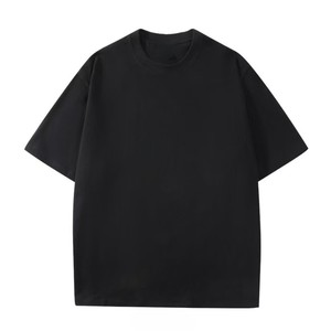 Camiseta de Manga Corta Casual con Cuello Redondo, 100% Algodón, 220g, Tejido de Punto, con Detalle de Letra y Transpirable, Precio de Fábrica OEM, Pakistán - Product Image 3