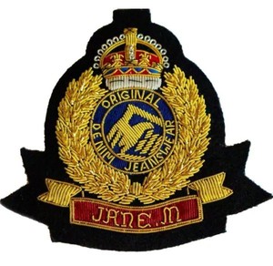 ตราสัญลักษณ์ทหารม้าปักดิ้นทองทำมือ น้ำหนักเบา เป็นมิตรกับสิ่งแวดล้อม เหมาะสำหรับเสื้อแจ็คเก็ต เสื้อเบลเซอร์ และเครื่องแบบ - Product Image 1