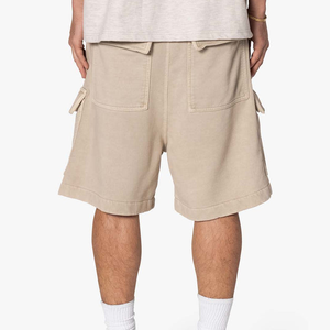 Nouvelle Arrivée Short Cargo en Coton à Séchage Rapide pour Homme - Confort Respirant en Polaire, Taille Élastique avec Long Cordon de Serrage - Product Image 2