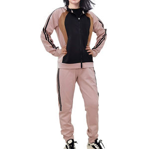 Ensemble de survêtement léger pour femme avec fermeture éclair et pantalon de jogging pour la course, le jogging et l'entraînement - Product Image 6