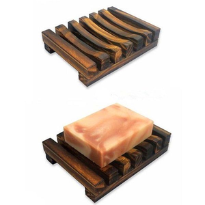 Handmade Wooden <b>Soap</b> <b>Holder</b> Perfect for Kitchen and Bathroom Decoration - Product Image 1
