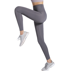 Meilleurs Leggings de Yoga Taille Haute pour Femme avec Poches, pour l'Entraînement et le Fitness, Motif Uni, Tendance TikTok, en Spandex/Nylon Extensible dans les Quatre Sens - Product Image 3