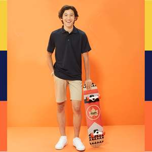 Ropa deportiva escolar para niños, camisetas polo personalizadas de manga corta para niños, uniformes escolares hechos en Pakistán - Product Image 5