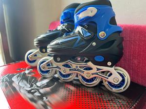 Chaussures de roller unisexes à 4 roues, dessus en PU, semelle intermédiaire en caoutchouc, semelle extérieure en plastique, pour toutes les saisons printemps, hiver, automne, toutes tailles - Product Image 5