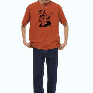 Camisetas Estampadas para Hombre a Precio Económico, Corte Holgado, Manga Corta, 100% Algodón, Logotipo Personalizado, Venta al Por Mayor, Camisetas de Lujo para Hombre - Product Image 5