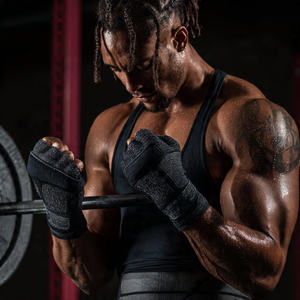 Guantes de Neopreno para Levantamiento de Pesas, Soporte para Muñeca, Guantes de Entrenamiento de Neopreno Resistentes, Guantes de Medio Dedo para Dominadas, Unisex - Product Image 5