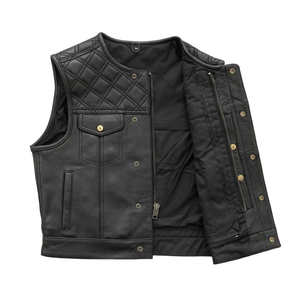 Chaleco de Motocicleta de Cuero para Hombre y Mujer, Chaleco de Motociclista de Primera Calidad, Talla Grande, Transpirable, para Verano e Invierno - Product Image 3