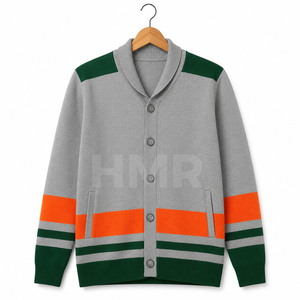 HMR Women Acrylic Autumn and Winter New Design Large Size Color <b>Cardigan</b> <b>Sweater</b> Street Style Loose Knit <b>Sweater</b> Woman - Product Image 5