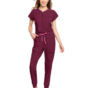 Ensemble de Blouses et Pantalons Médicaux Unisexe en Tissu Jersey Extensible 4 Directions, Respirant et Confortable, Personnalisable (Couleur et Logo) - Product Image 1
