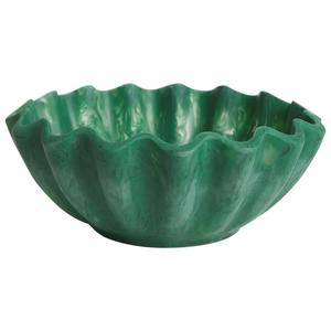 Artisan Crafted Resin Serving Bowl Elegant Decorative Dining Bowl Multipurpose Fruit Salad Display Bowl Premium Home Decor <b>Table</b> - Product Image 1