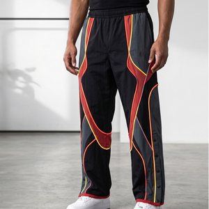 Windbreaker Men's Mid Waist Waterproof Drawstring Casual Lightweight Breathable Quick Dry Canvas <b>Pants</b> - Product Image 1