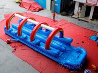 Château gonflable aquatique avec toboggan, parcours d'obstacles aquatiques, aire de jeux gonflable, toboggan aquatique gonflable