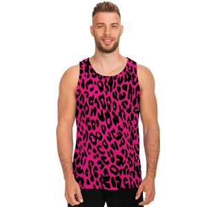 Camiseta sin Mangas con Estampado de Leopardo Negro para Hombre, Talla Grande, con Tela de Algodón Suave, Estilo Casual de Verano, Diseño Personalizado, Servicio OEM - Product Image 1
