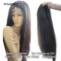Pelucas frontales de encaje 100 cabello humano Remy extensiones de cabello Natural indonesio cutícula alineada hueso recto marrón claro encaje suizo