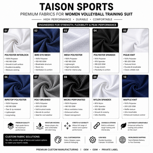 Ensemble de sport unisexe coupe-vent en polyester tricoté premium 300 GSM marron pour entraînement de volleyball avec logo personnalisé sur les panneaux d'épaule - Product Image 2