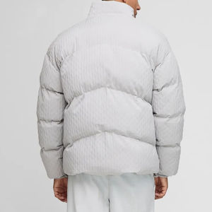 Wholesale Best Quality Fashionable Men's Puffer <b>Jacket</b> Winter Casual Wear Cotton <b>Padded</b> Stand <b>Waterproof</b> Customizable High - Product Image 3