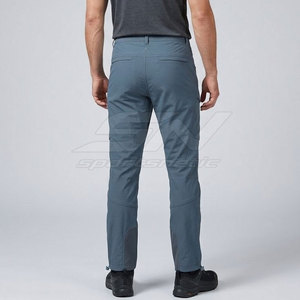 Pantalones de senderismo para hombre con tela resistente al desgarro, bolsillos tipo cargo, rodillas articuladas y construcción flexible para trekking. - Product Image 4