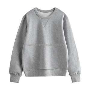 เสื้อสเวตเชิ้ตคอกลมสีเบอร์กันดีสำหรับผู้หญิง แขนยาว ผ้าถักเนื้อฝ้าย สีพื้น ใส่สบาย ระบายอากาศได้ดี ทรงปกติ เหมาะสำหรับใส่ในฤดูใบไม้ร่วง - Product Image 6