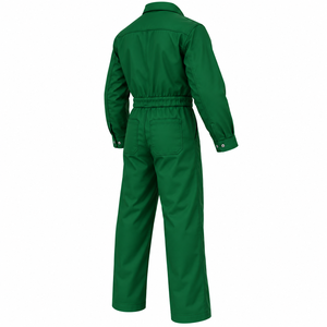 Traje de trabajo de seguridad para hombre al por mayor, mono industrial para mecánico, traje protector de una pieza, mono de trabajo de color sólido personalizado - Product Image 6