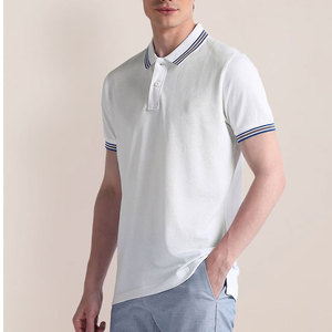 Polo homme de luxe, nouveau style, sur mesure, 100% coton, coupe ajustée, printemps-été, streetwear, t-shirt polo - Product Image 3