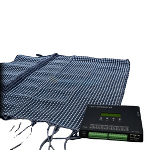 หน้าจอ LED แบบตาข่ายยืดหยุ่นสำหรับภายนอกอาคาร P15 โปร่งใสสำหรับตกแต่งอาคาร  แสดงผลแบบพิกเซลกริด กันน้ำระดับ IP68 - Product Image 1