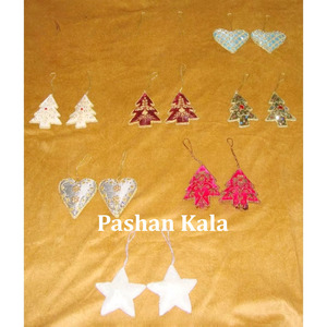 Christmas Decoration Beautiful Product Awesome Gorgeous Handmade Beaded Work Quadrilateral Shape Christmas Decoration <b>Ornament</b> - Product Image 1