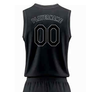 Uniforme de Baloncesto Antiarrugas para Hombre, Ropa Deportiva Transpirable de Primera Calidad, Últimos Diseños, Uniforme de Baloncesto para Hombre en Venta - Product Image 5