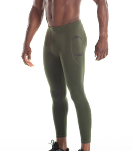 Pantalon de compression athlétique Cool Dry pour l'entraînement et la course, Legging sans poche, Collant de compression pour la gym - Product Image 1