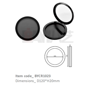 Envases Compactos Redondos Personalizados de Lujo para Polvo Iluminador, Empaque Cosmético - Product Image 1