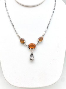 Collar de Citrino Bali, Joyería Artesanal con Piedras Preciosas, Elegante Regalo para Mujer, Proveedor Mayorista - Product Image 4