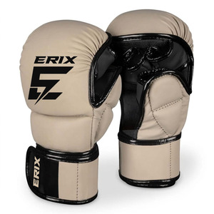 Gants de sparring en cuir pour MMA, gants de grappling professionnels pour la boxe, équipement d'entraînement premium pour le sac de frappe UFC - Product Image 4