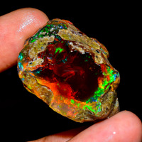 Opale naturelle éthiopienne Welo Fire de qualité AAA en gros, pierre précieuse brute, 100 % opale huileuse, pour bijoux DIY et décoration, vente en gros