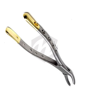 Forceps d'extraction dentaire allemands manuels en acier inoxydable de qualité supérieure, mâchoires dentées, certifiés CE, conformes aux normes MOL, instruments chirurgicaux - Product Image 5