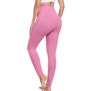Leggings de sport personnalisés de haute qualité, taille haute, compression douce, séchage rapide, leggings de yoga pour femmes, personnalisables - Product Image 2
