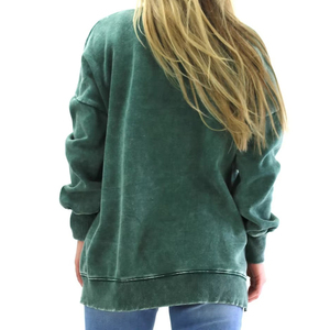Hiver Automne Logo Imprimé Personnalisé Manches Longues Col Rond Doublure Polaire Séchage Rapide Écologique Haute Qualité Femme 100% Coton Décontracté - Product Image 2