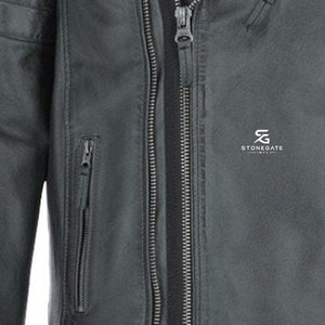 Premium Genuine Leather <b>Jacket</b> Men <b>Vintage</b> <b>Biker</b> Motorcycle <b>Jacket</b> Classic Winter Casual Streetwear Outerwear - Product Image 6