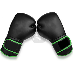 Gants de boxe MMA professionnels de haute qualité en cuir durable PVC PU, séchage rapide, respirants, écologiques, fermeture à lacets, personnalisables - Product Image 4