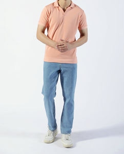 เสื้อยืดแขนสั้นผู้ชาย พิมพ์ลายโลโก้ DTF คุณภาพสูง ผ้าฝ้าย/โพลีเอสเตอร์ 100% สวมใส่สบายๆ ในฤดูร้อน สีพื้น - Product Image 1