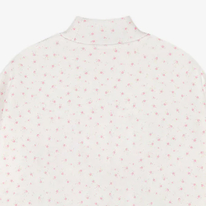 สเวตเชิ้ตคอปกผ้าฝ้ายสีล้วนของผู้หญิงสเวตเชิ้ตคอกลมของผู้หญิง - Product Image 4