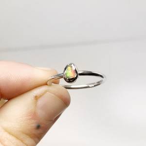 Ethiopian Fire Opal <b>Ring</b> IGI Certified US 7 <b>925</b> Sterling <b>Silver</b> Handmade Vintage Style Luxury Gift for Women - Product Image 5