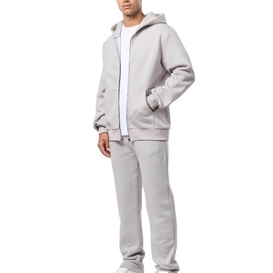 New Design High Quality Luxury Men's Jogger Tracksuit Heavyweight Full Zip Hoodie <b>Sweat</b> <b>Set</b> Custom Design Fitness <b>Sweat</b> Suit - Product Image 1