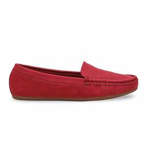 <b>Maroon</b> Moccasin WN4409 Comfortable <b>Shoes</b> for Women - Product Image 4