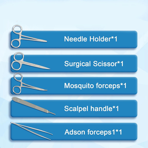 Human Medical <b>Skin</b> Suture Kit Silicone 3 <b>Layer</b> Stitching Training Pad for Practice Medical Students Suture practice kit - Product Image 4