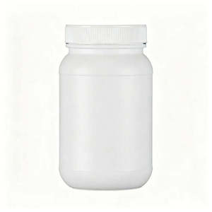 White High Quality New Top Label HDPE Unalilia Brand <b>200ML</b> 400ML WHITE HDPE Plastic <b>Bottles</b> ROUND JAR Plastic Packaging - Product Image 1