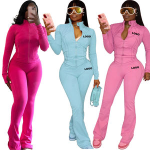 Ensemble de survêtement personnalisé deux pièces pour femme – Tenue de sport printemps - Product Image 1