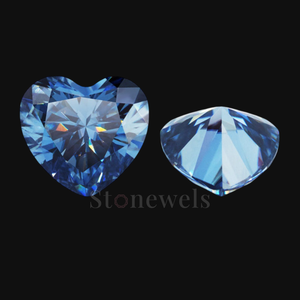 Diamantes Sueltos en Forma de Corazón Azul, Creados en Laboratorio, Certificados por IGI, de 1CT a 4CT, para Joyería Personalizada, Venta al Por Mayor - Product Image 2