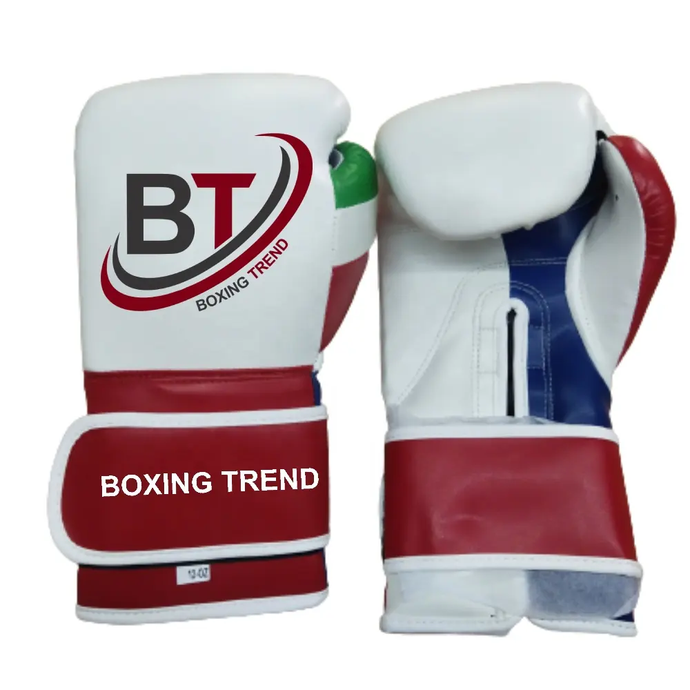 Guantes de boxeo de cuero de vaca, Equipo de Boxeo de alta calidad, personalizado, nuevo diseño