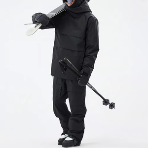 Winter <b>Jacket</b> for Couples Cotton-Padded Hooded <b>Ski</b> <b>Jacket</b> Waterproof Windproof Zipper Nylon Outdoor <b>Jacket</b> - Product Image 5