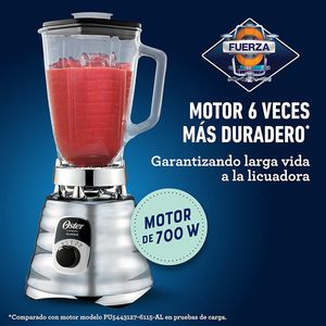 Licuadora Oster Original de 3 Velocidades con Jarra de Vidrio de 5 Tazas y Acabado Cromado Resistente - Product Image 3